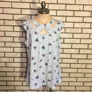 Attention - Sleeveless floral top